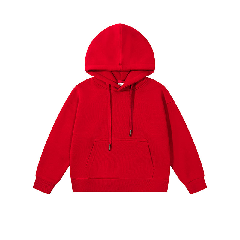 320G Drop Shoulder Double Hood Pullover Children Sweatshirt GT4-D21-1 Children