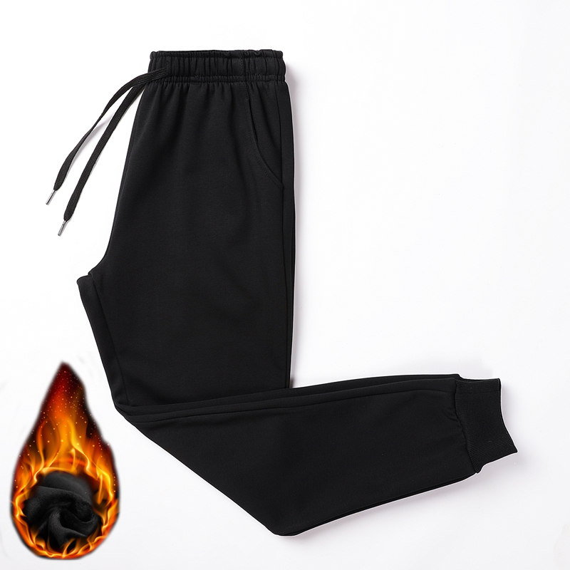 Pure cotton plus fleece warm trousers KX1-923