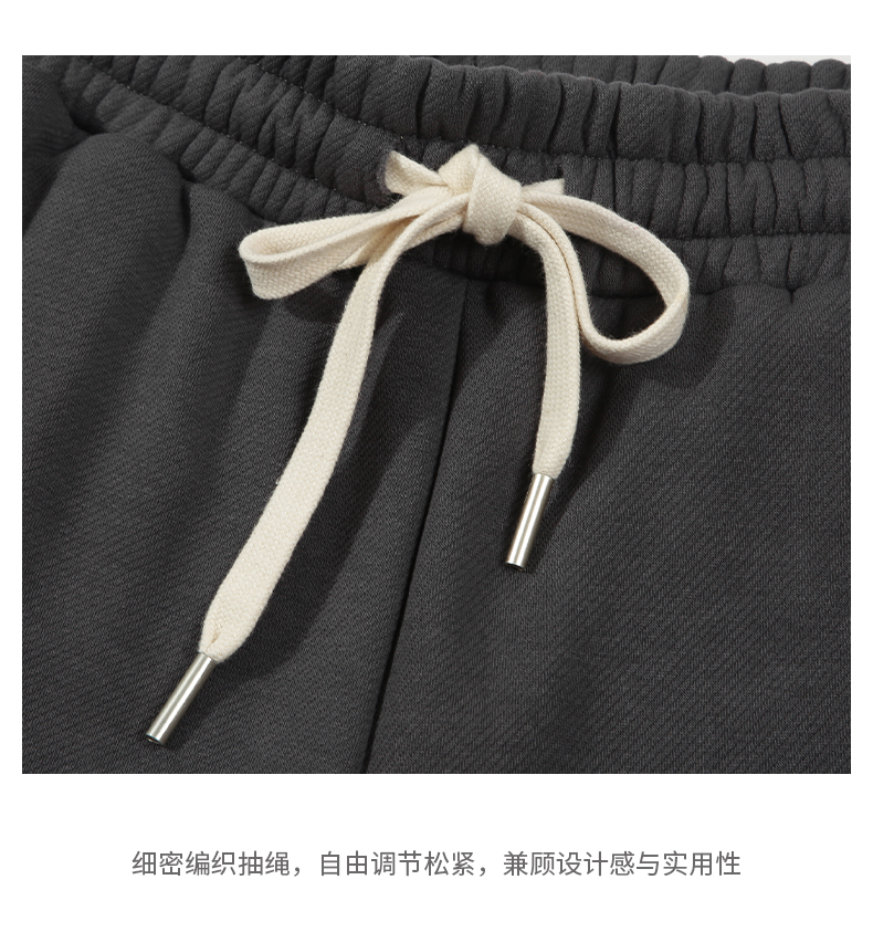 400g twill cotton polar fleece warm cuff casual pants D13-91031