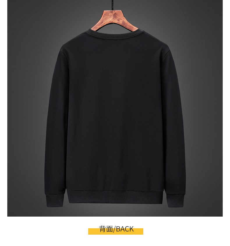 260g pure cotton round neck long sleeve sweatshirt KX1-695