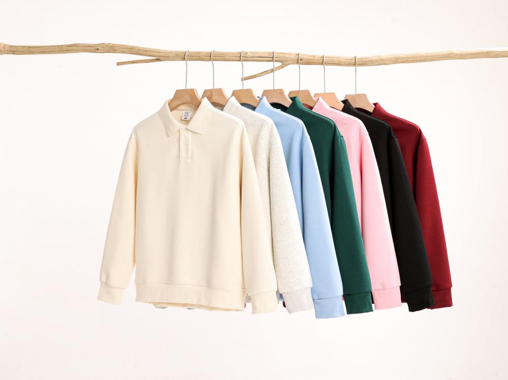 350g trendy cotton POLO sweatshirt GT4-H07