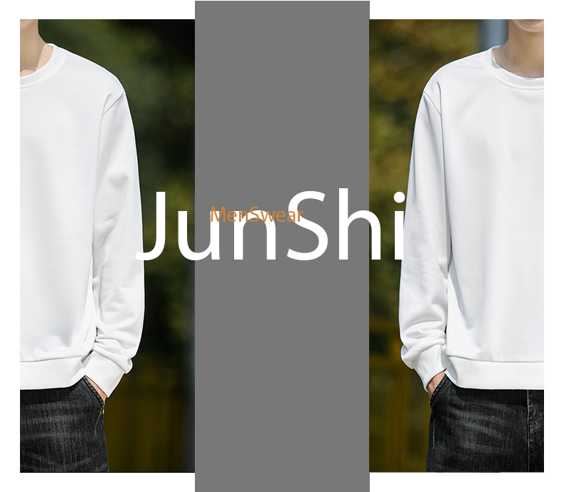 Spring and autumn thin imitation cotton round neck pullover sweatshirt men style G14-057