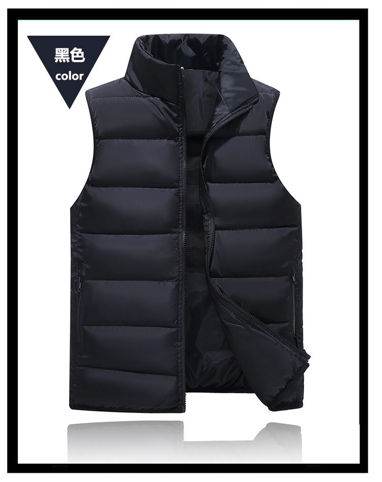 Casual warm down vest H04-611