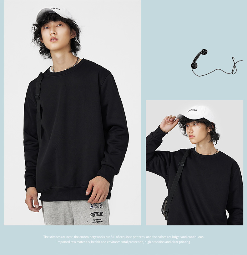 Cotton Terry Crewneck Sweatshirt H09-711