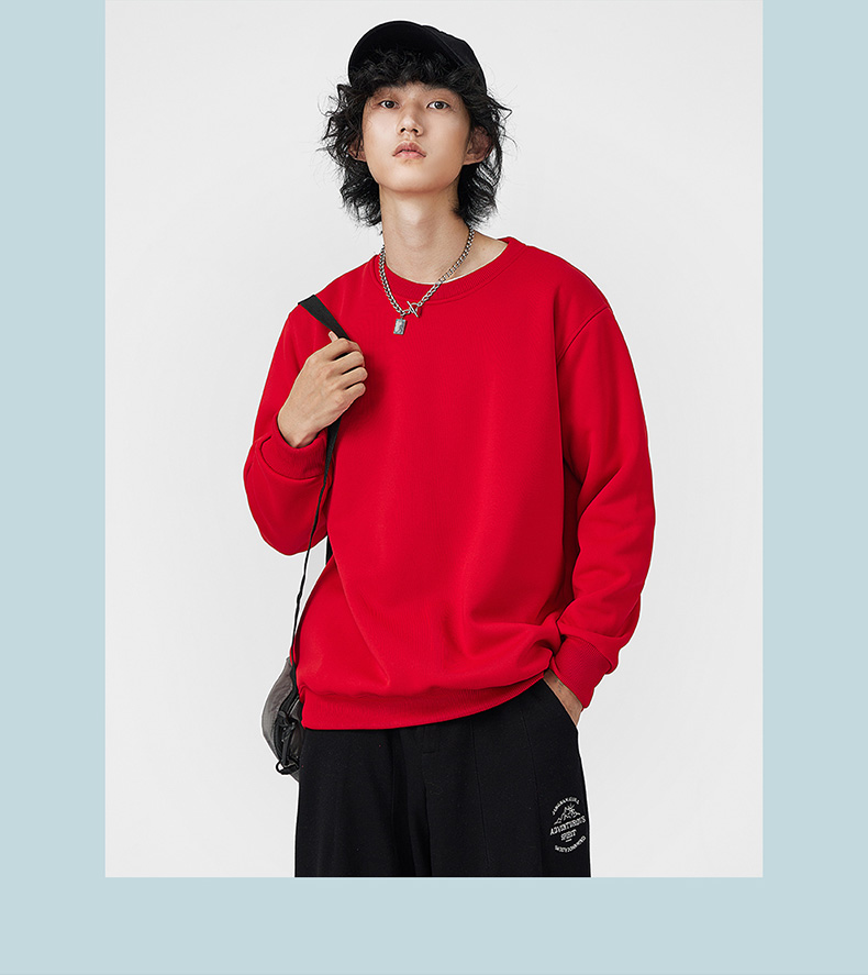 Cotton Terry Crewneck Sweatshirt H09-711