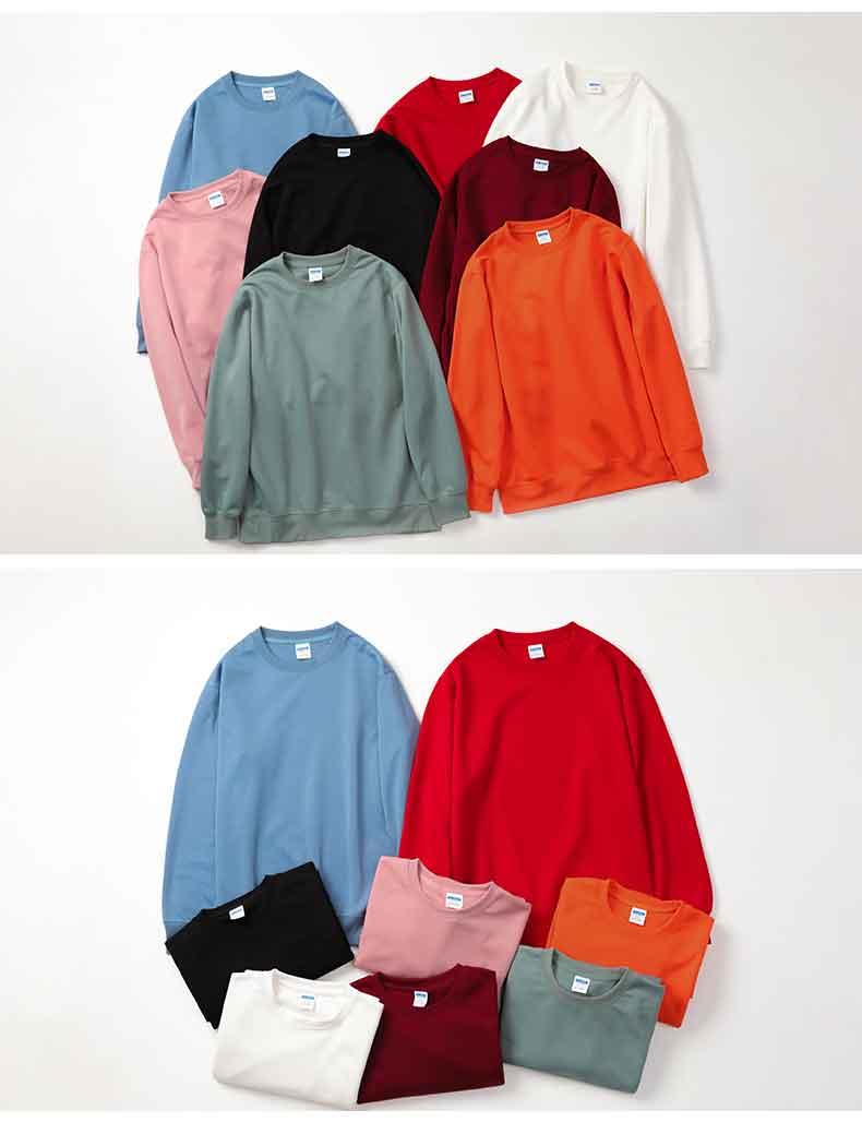 310g cotton anti-pilling round neck pullover sweatshirt M05-21711