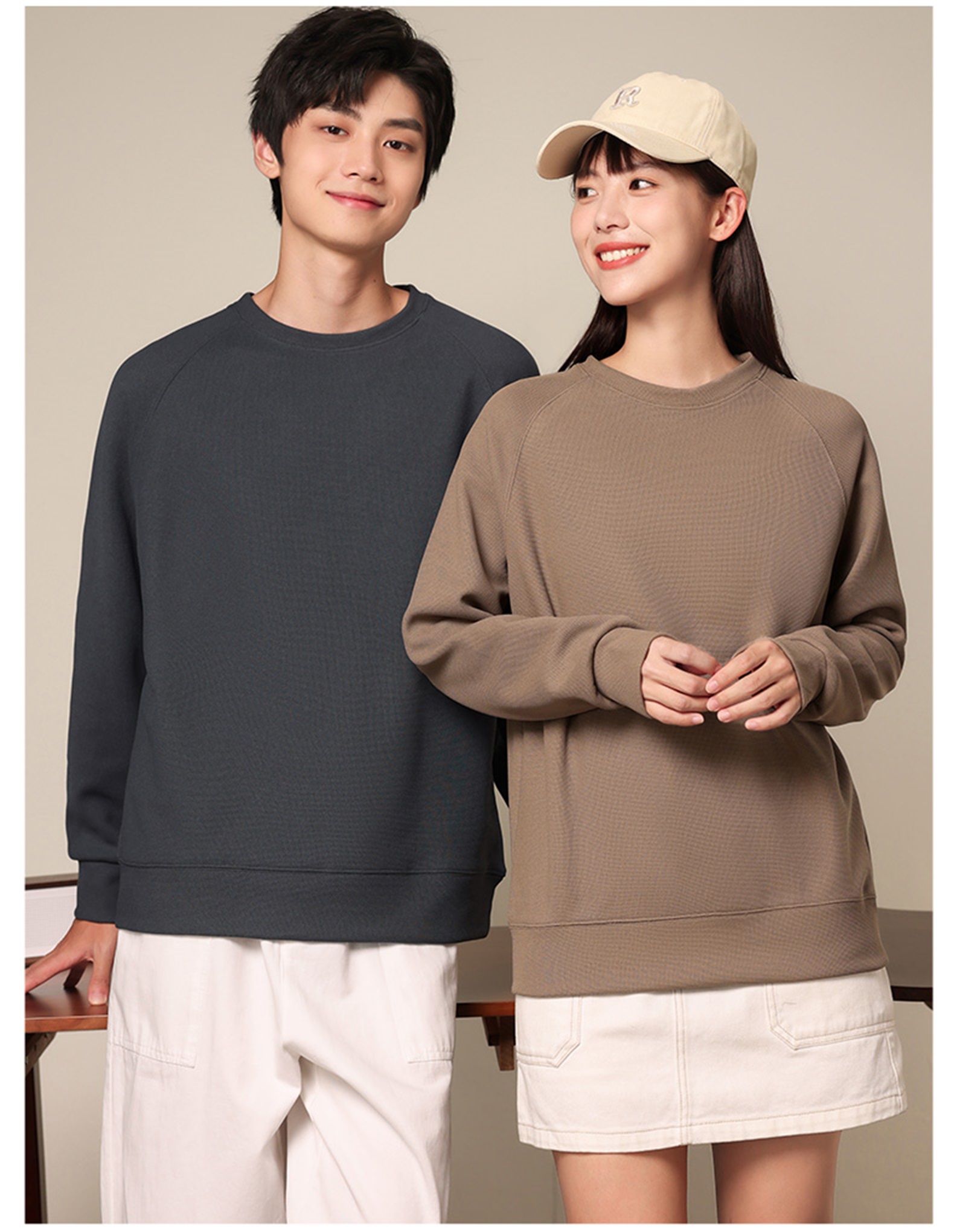 350g Pineapple Grid Thin Round Neck Sweater W07-CX-3801