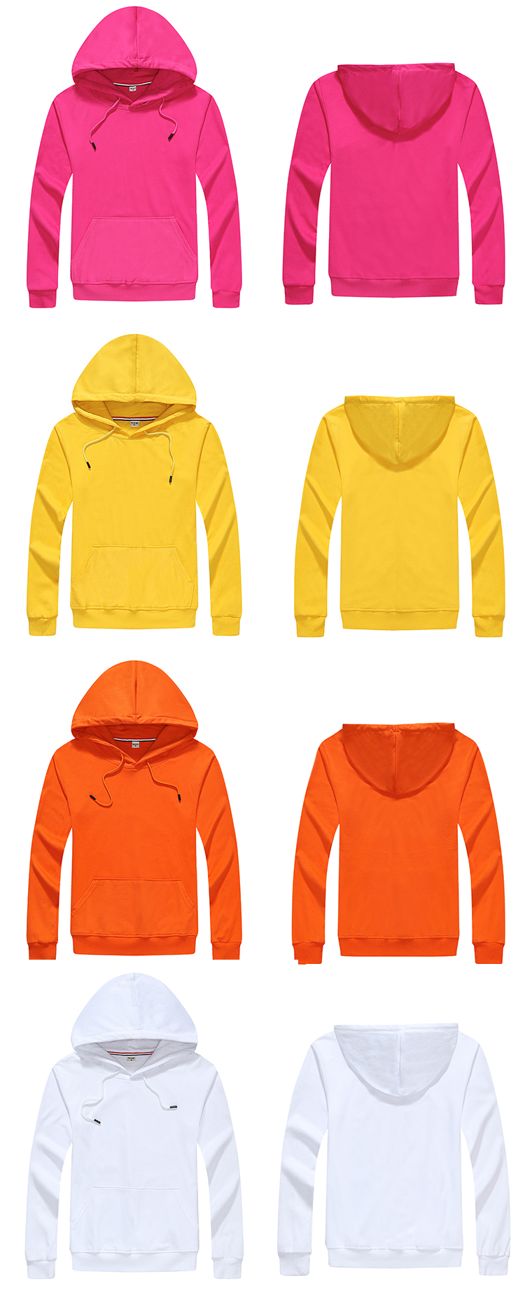 250g pure cotton terry hooded sweatshirt universal GJ24-706