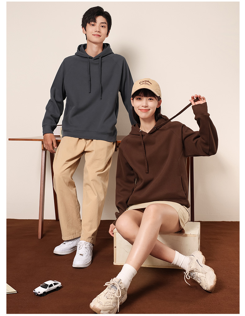 Skin-friendly and comfortable new oxygen cotton hooded pullover sweatshirt GT3-8802