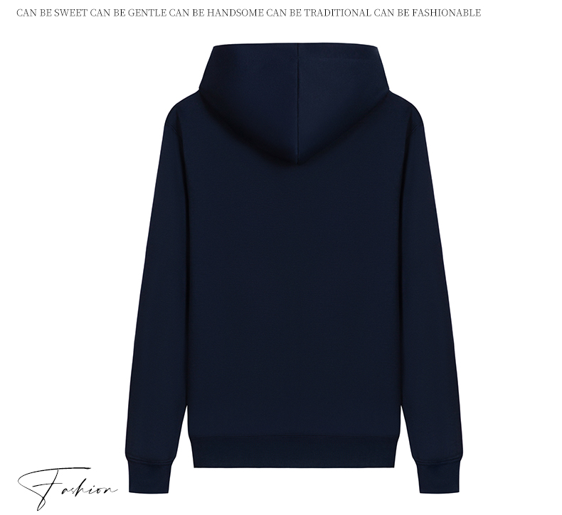 660g casual all-match thick velvet hooded pullover sweatshirt W01-A717