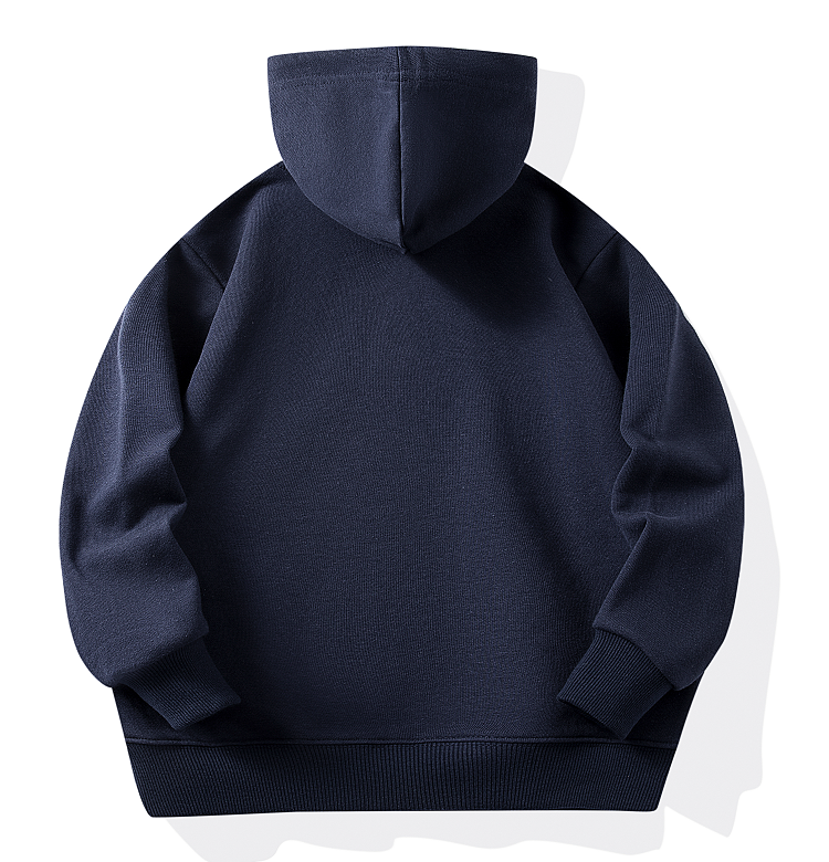 350g woolen loop thin hooded zipper sweatshirt for children D09-1224 for children