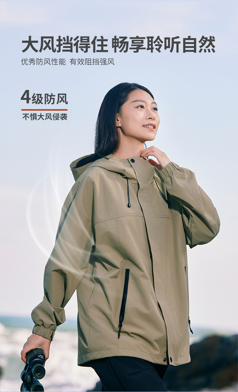 Mountain protective windbreaker jacket KC2-250801