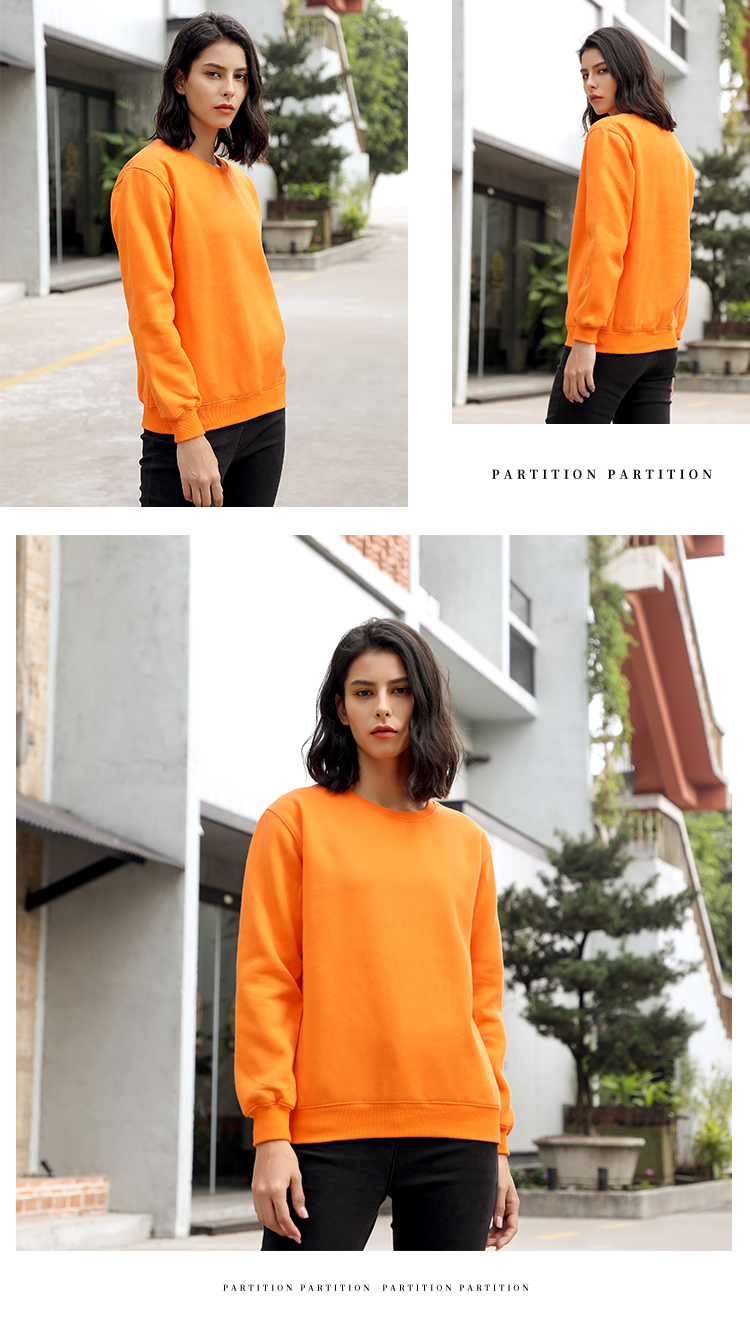 330g fleece casual outdoor round neck pullover sweatshirt CF021