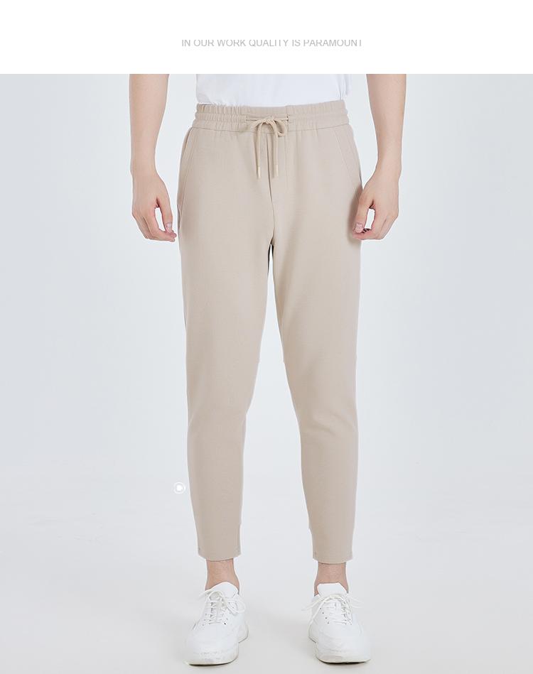 Double-sided jacquard casual sweatpants for men and women GJ11-8811