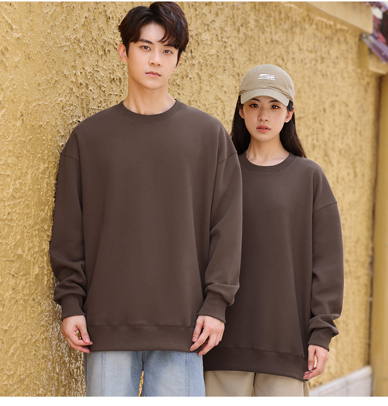 Autumn and winter fur round neck long sleeve sweatshirt couple style S02-MY01