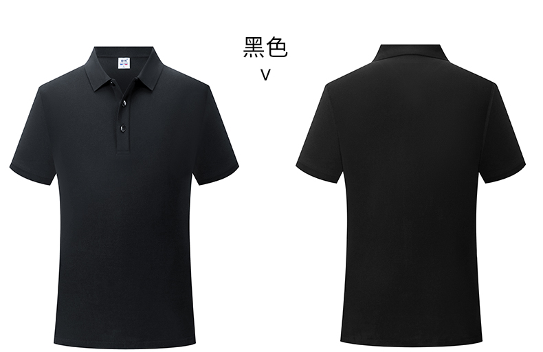 210g 40s double yarn medium beaded horse cotton beaded flower short sleeve POLO shirt GJ15-2386