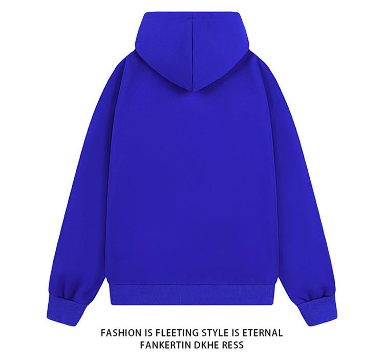 Hooded Plain Sweatshirt Men KE3-0212253B