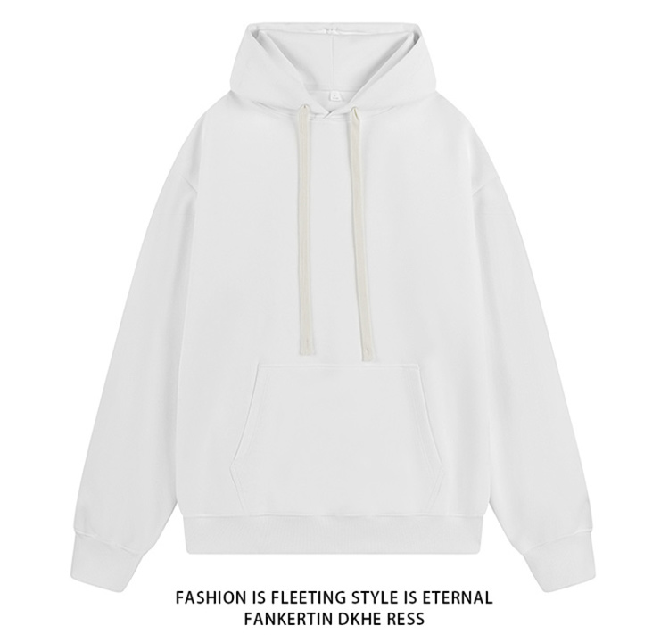 Hooded Plain Sweatshirt Men KE3-0212253B