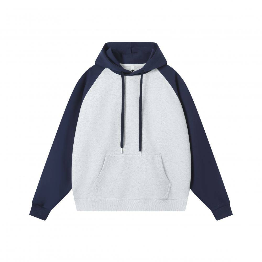 360g composite pure cotton color matching hooded sweatshirt hoodie couple style GJ9-Z02