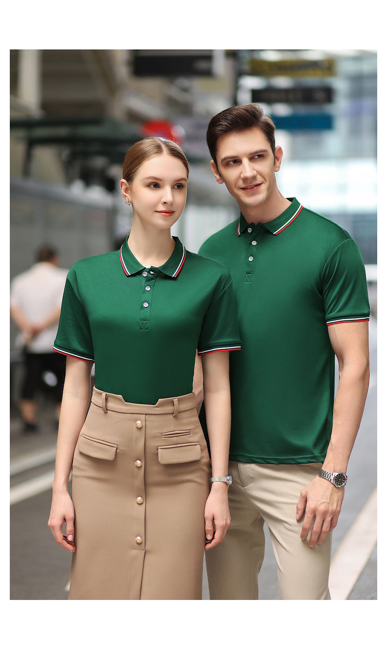 210g sports ice casual lapel short-sleeved POLO shirt L16-Y1086