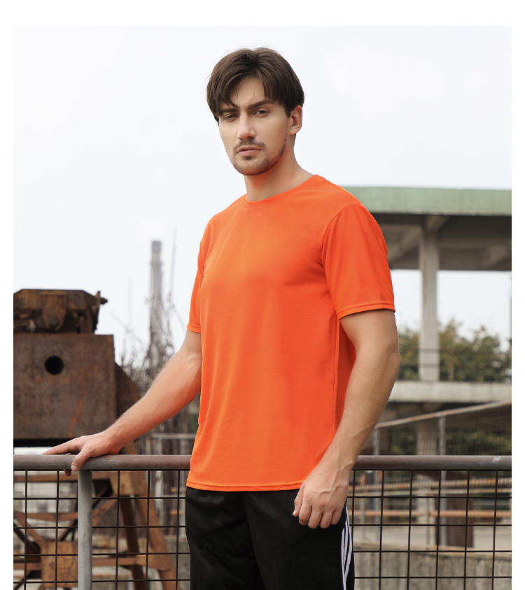 180g75D quick-drying mesh T-shirt with back collar CF305