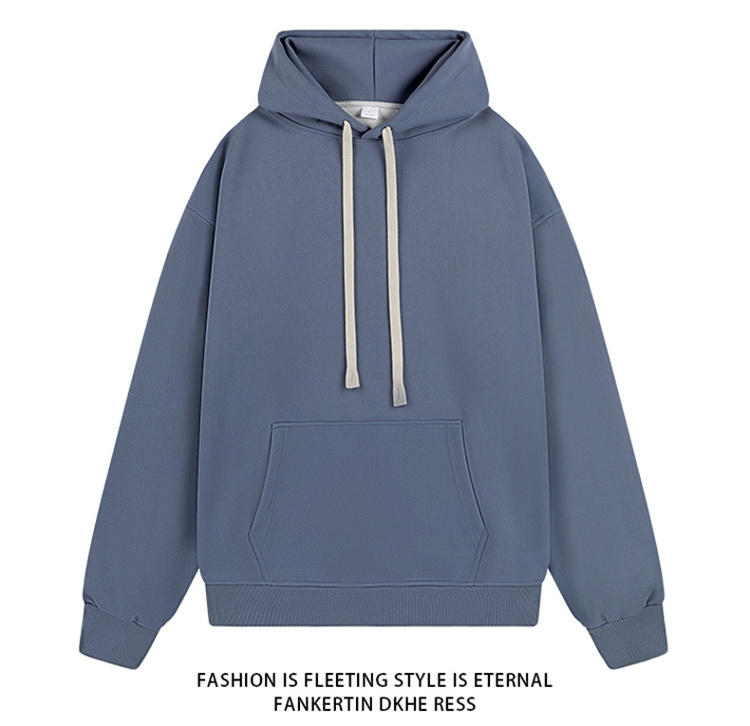 Hooded Plain Sweatshirt Men KE3-0212253B