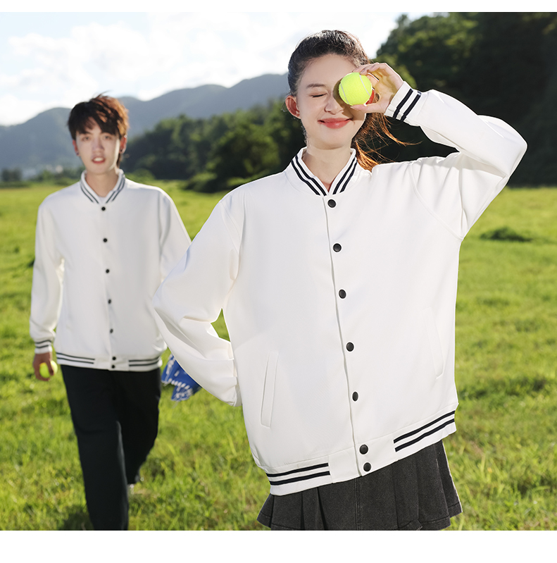 650g thin button-down baseball jacket YZ02-300