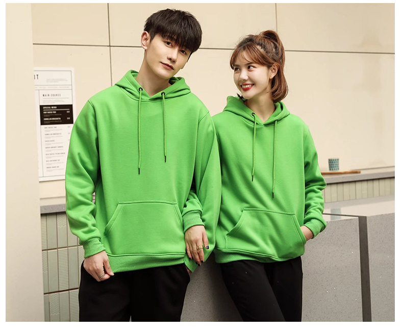 650g combed T/C cotton hooded pullover sweatshirt W01-305