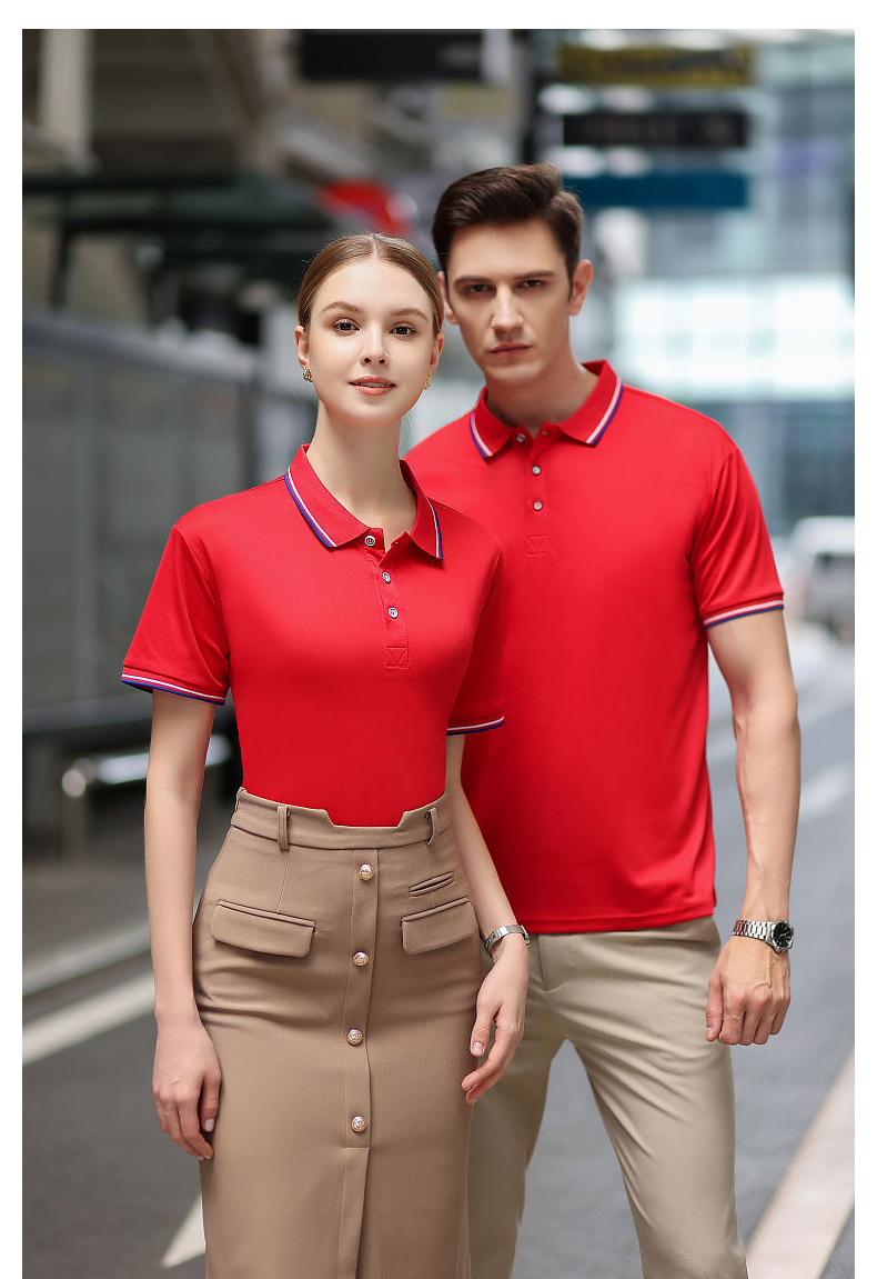 210g sports ice casual lapel short-sleeved POLO shirt L16-Y1086