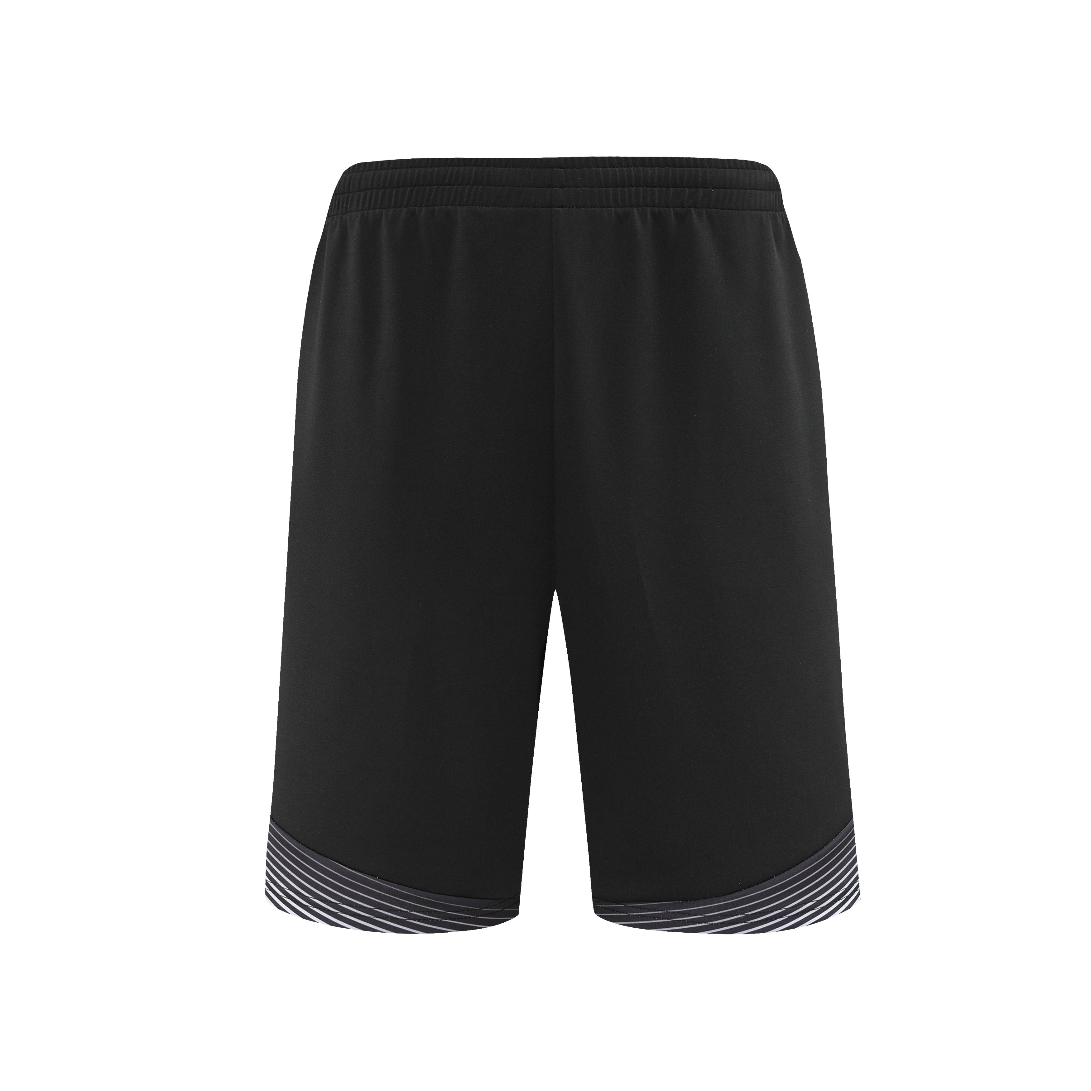 Black color matching pearl casual shorts 110-294