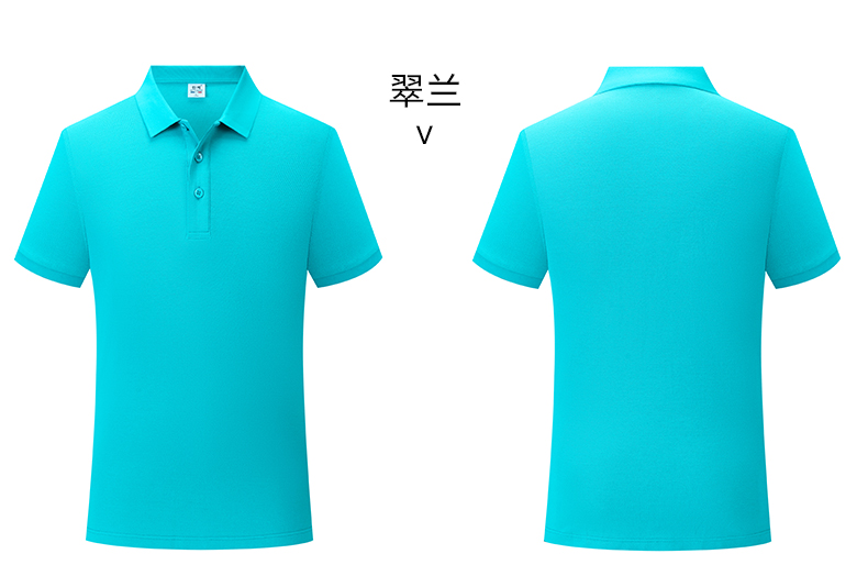 210g 40s double yarn medium beaded horse cotton beaded flower short sleeve POLO shirt GJ15-2386