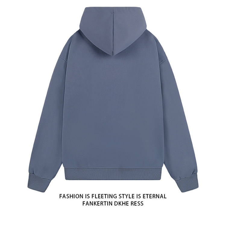 Hooded Plain Sweatshirt Men KE3-0212253B