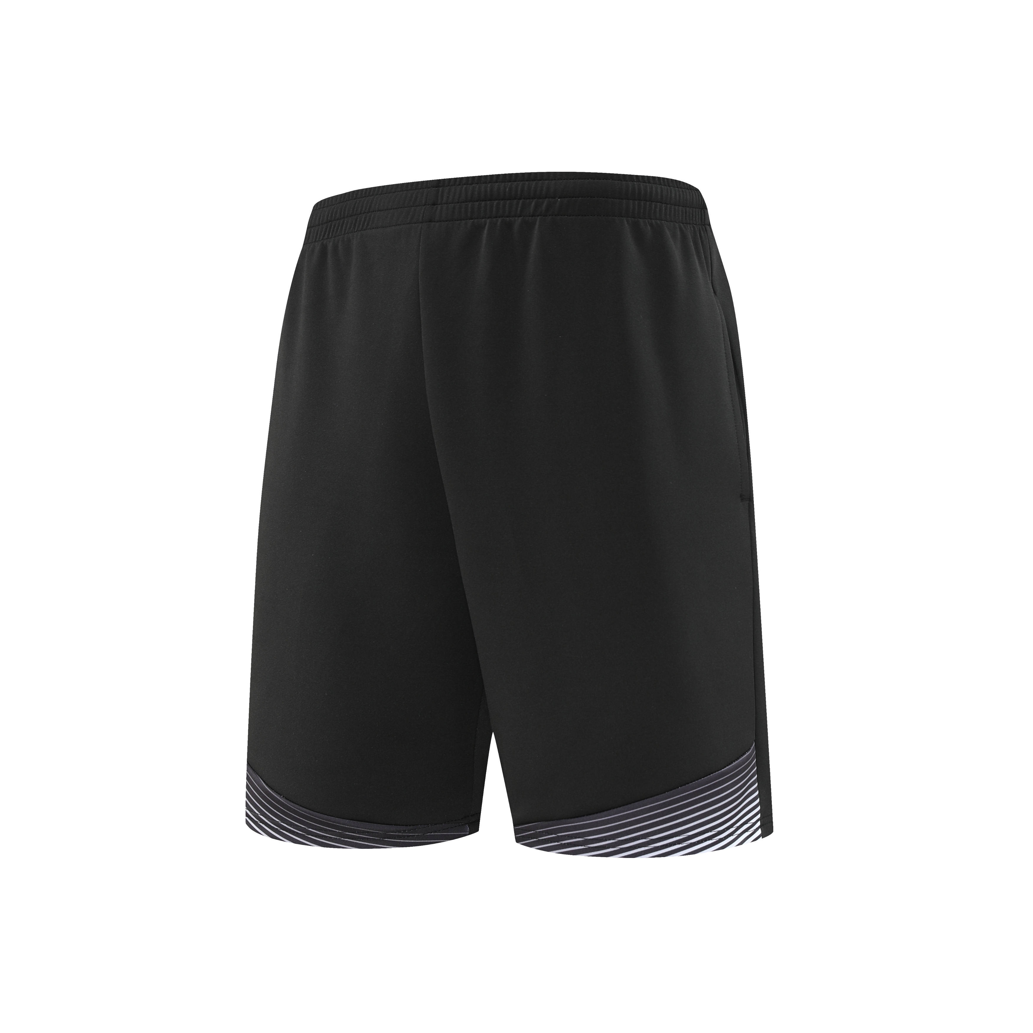 Black color matching pearl casual shorts 110-294