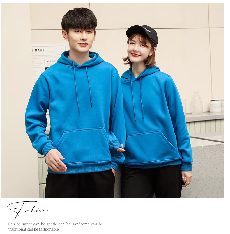 650g combed T/C cotton hooded pullover sweatshirt W01-305