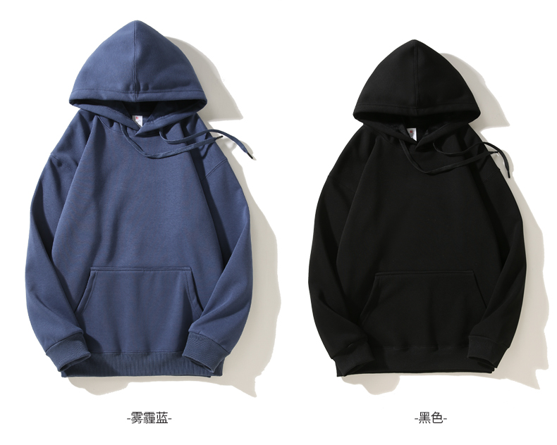 420g Chinese cotton drop shoulder hooded fleece sweatshirt GJ47-702