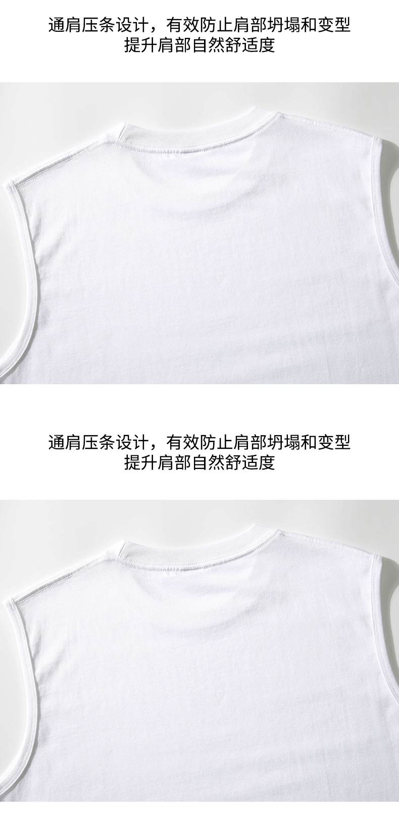 220g pure cotton Japanese sleeveless T-shirt waistcoat sports vest (no independent packaging) CF21213