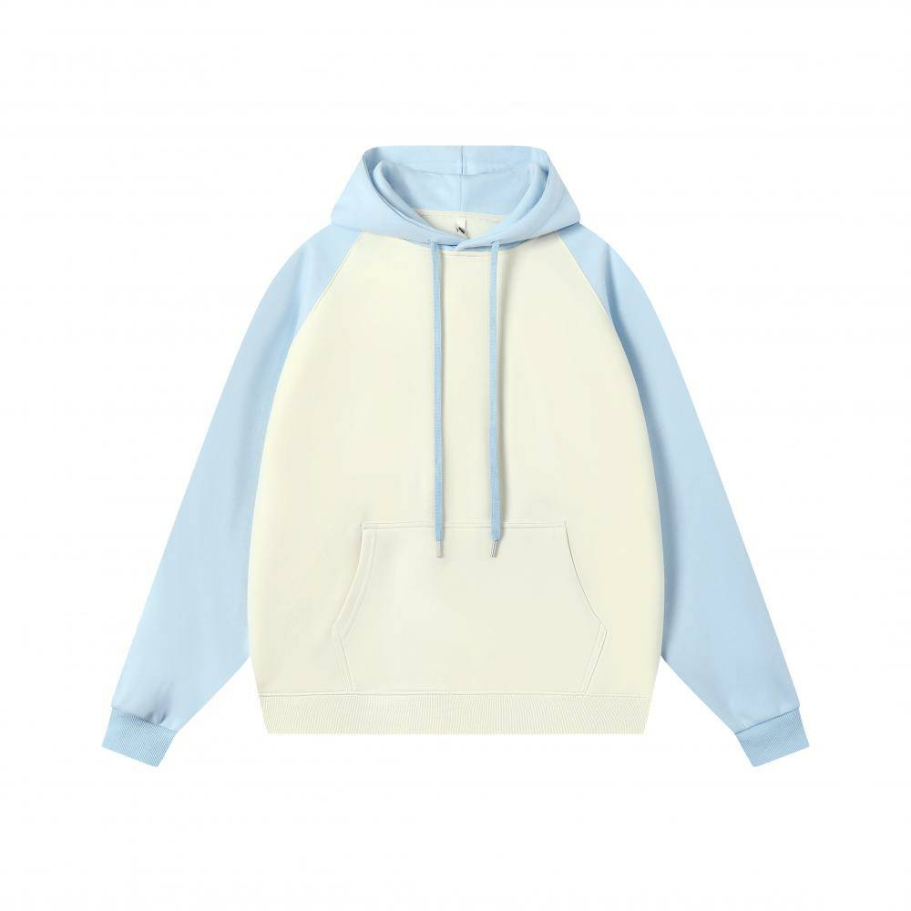 360g composite pure cotton color matching hooded sweatshirt hoodie couple style GJ9-Z02