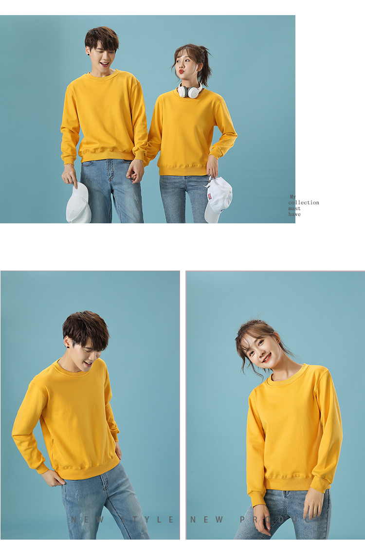 340g Terry round neck sweatshirt general style YZ02-111