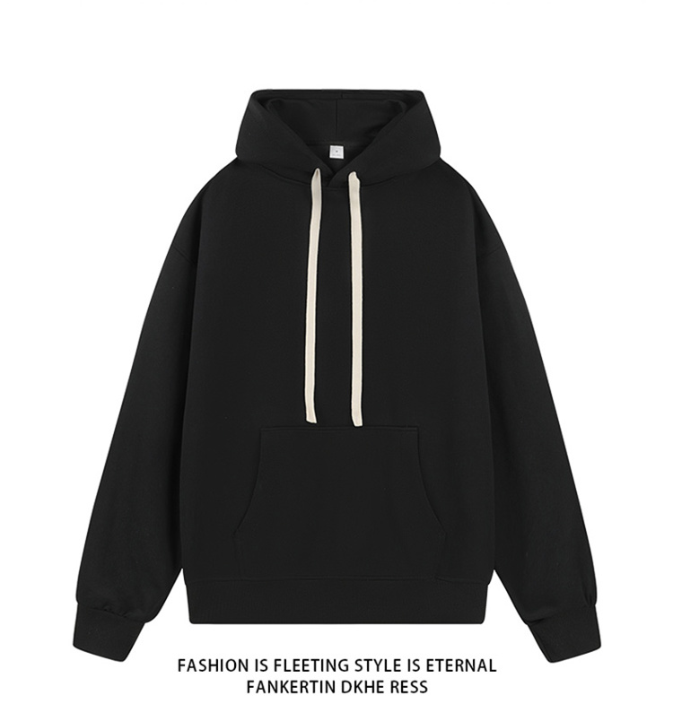 Hooded Plain Sweatshirt Men KE3-0212253B