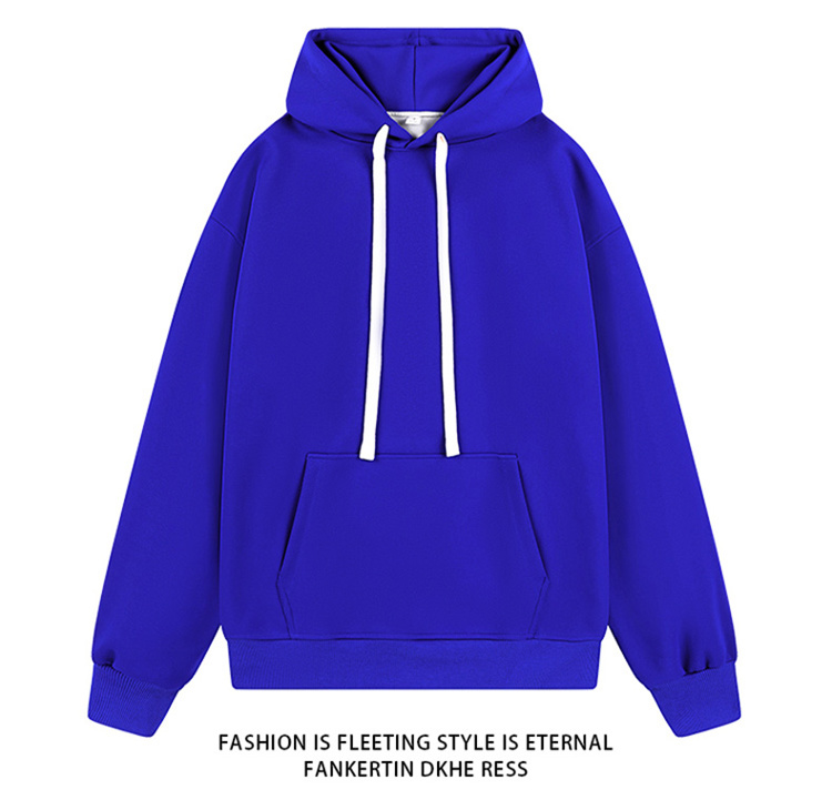 Hooded Plain Sweatshirt Men KE3-0212253B