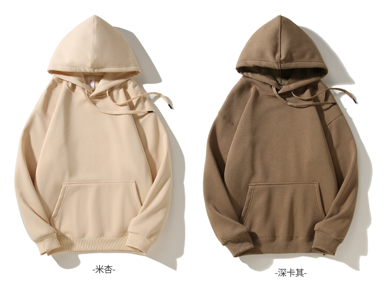 420g Chinese cotton drop shoulder hooded fleece sweatshirt GJ47-702