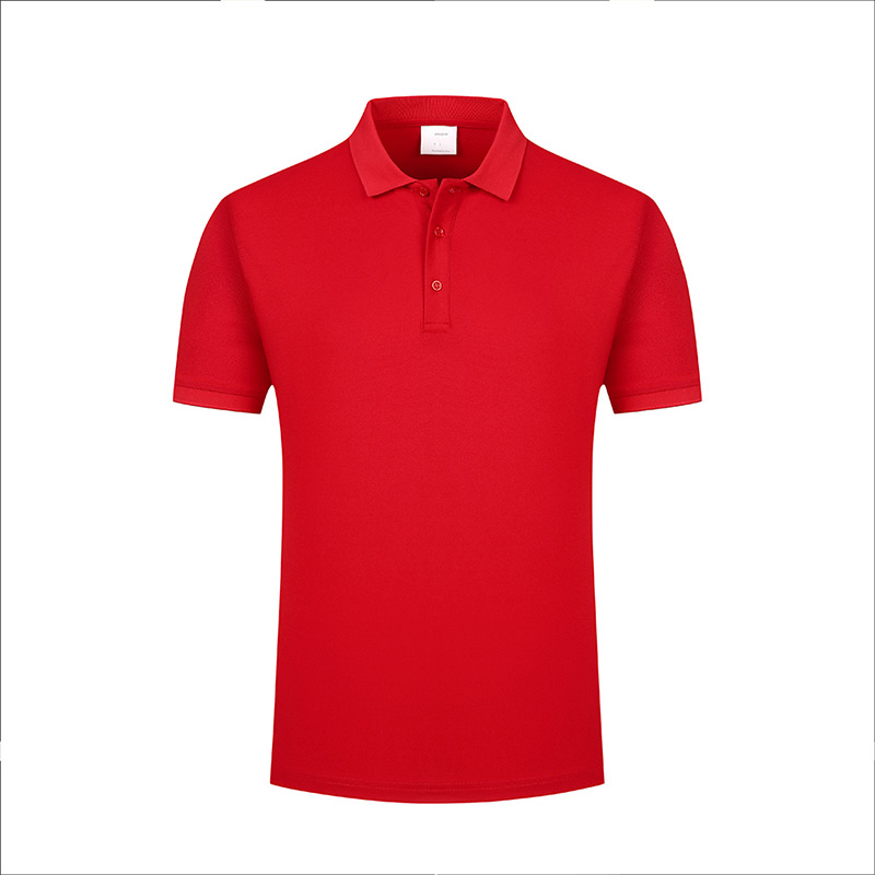 200g mercerized cotton spandex short-sleeved lapel polo shirt L18-8088