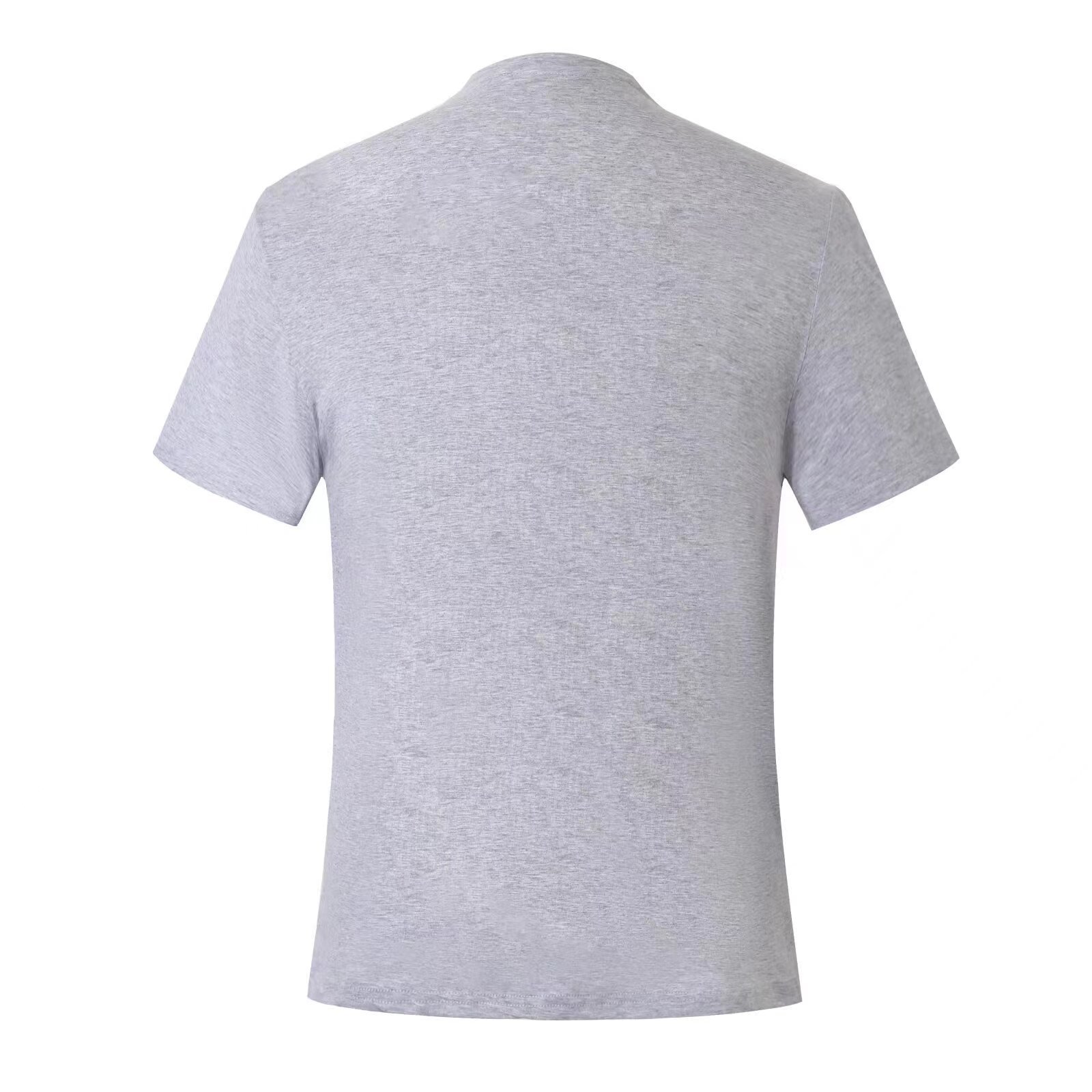 200g 40 ice porcelain double-sided mercerized cotton quantum chip round neck short sleeves L16-1111