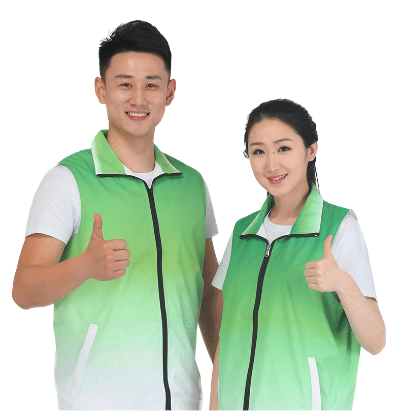 Volunteer composite gradient vest diamond grid gradient vest L17-1928