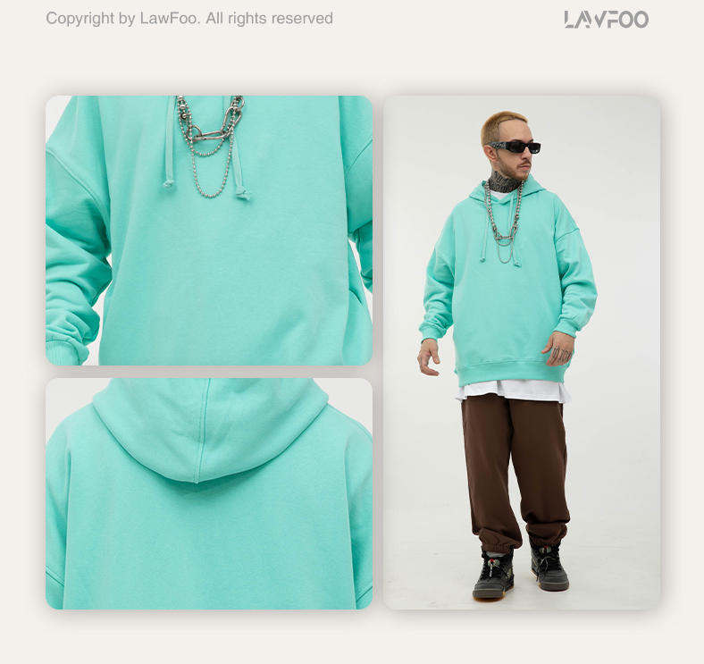 350g autumn heavy round neck couple sweatshirt BC8-350