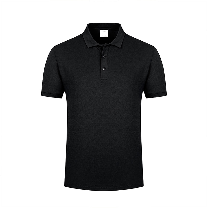 200g mercerized cotton spandex short-sleeved lapel polo shirt L18-8088