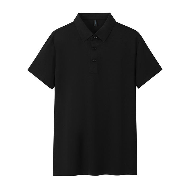 180g ice-feel cotton seamless short-sleeved lapel polo shirt L18-606