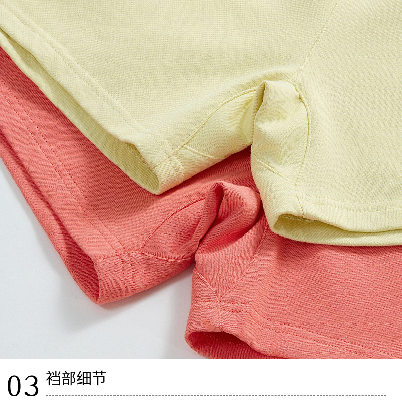 330g children terry shorts W13-BK7