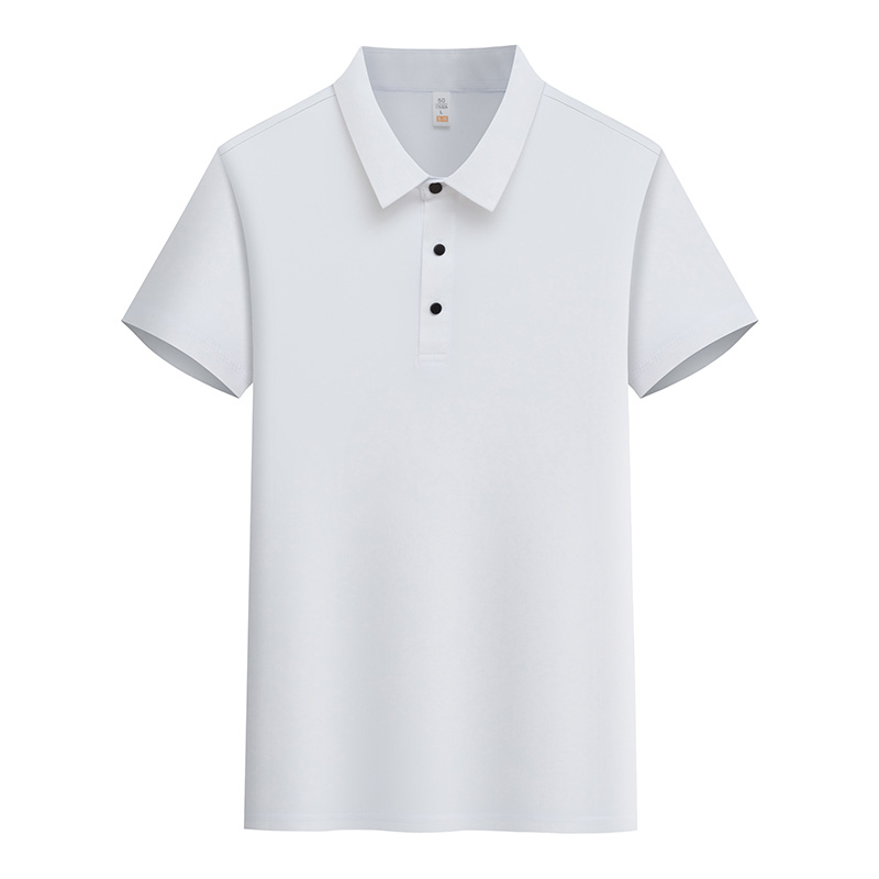 Fashionable cool dynamic pique short-sleeved lapel polo shirt W01-8811