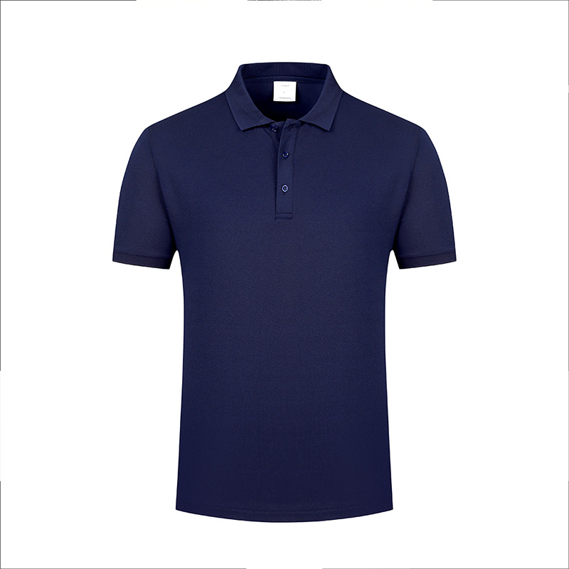 200g mercerized cotton spandex short-sleeved lapel polo shirt L18-8088